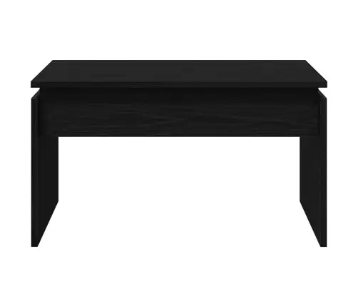 Kafijas Galdiņš Melns Ozols 68X38X50 Cm Inženieru Koks Vidaxl