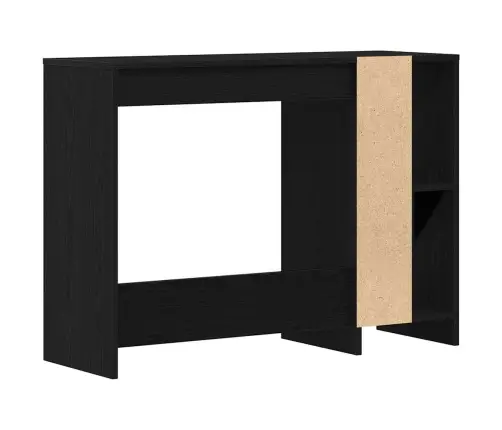 Laud Riiuliga Must Tamm 102,5 X 35 X 75 Cm Tehispuit