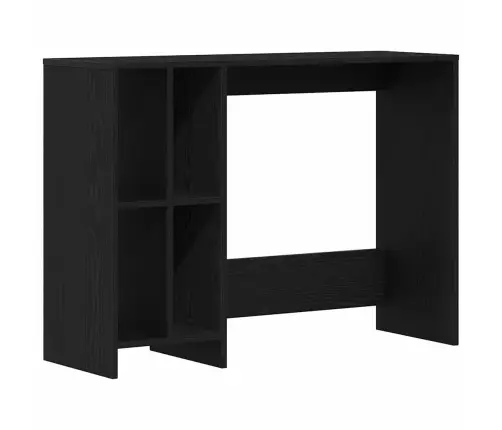 Laud Riiuliga Must Tamm 102,5 X 35 X 75 Cm Tehispuit