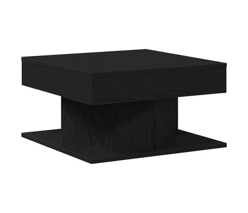 Kohvilaud Must Tamm 57 X 57 X 30 Cm Tehispuit Kohvilaud Must Tamm 57 X 57 X 30 Cm Tehispuit