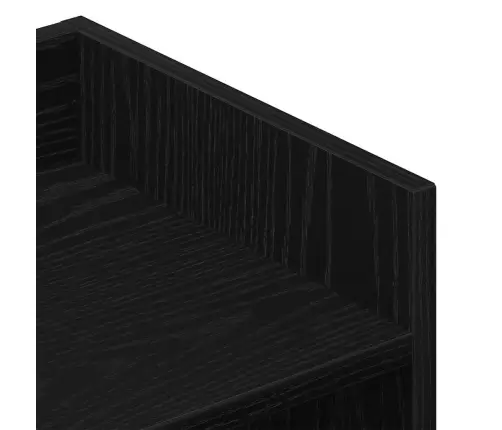 Bufete, Melns Ozols, 105X30X70 Cm, Inženieriskais Koks Vidaxl