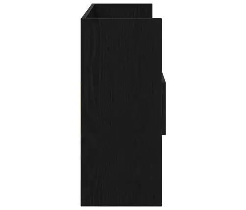 Bufete, Melns Ozols, 105X30X70 Cm, Inženieriskais Koks Vidaxl