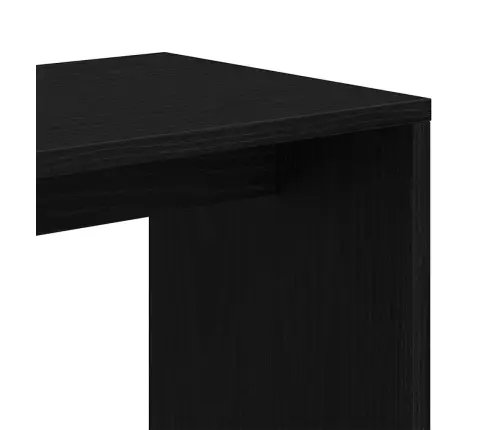 Suklijuotas Stalas Kita 3 Pcs Juodas Ąžuolas 55 X 30 X 50 Cm