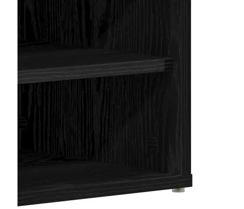 Apavu Skapis, Melns Ozols, 60X35X70 Cm, Inženierijas Koks Vidaxl