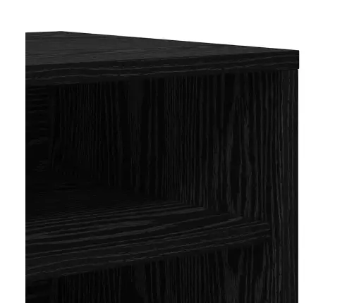 Apavu Skapis, Melns Ozols, 60X35X70 Cm, Inženierijas Koks Vidaxl