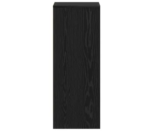 Apavu Skapītis Melnā Ozola Krāsā 60X35X92 Cm Inženierijas Koks Vidaxl