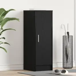 Kinga Kapp Riiuliga Uksega Must Tamm 32 X 35 X 92 Cm Tehispuit