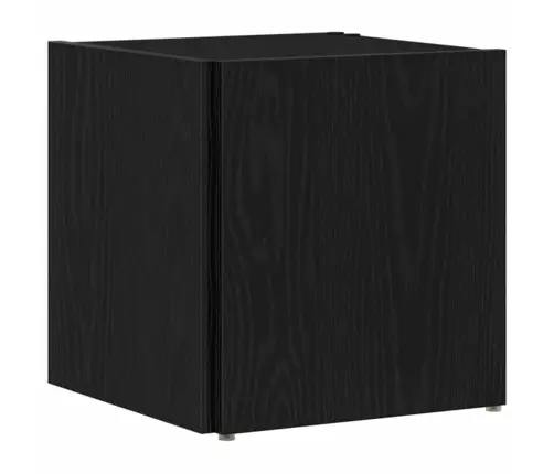 Sāngaldiņš Melno Ozolu 33X33X34,5 Cm Inženierijas Koks Vidaxl