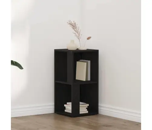 Kampinės Lentynos Juodas Ąžuolas 33 X 33 X 67 Cm