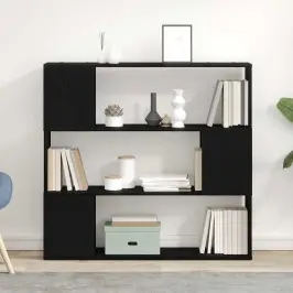 Izklaides Centrs Melna 100 X 24 X 94 Cm Inženierijas Koks Vidaxl
