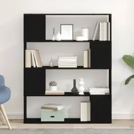 Izklaides Centrs Melna 100 X 24 X 124 Cm Inženierijas Koks Vidaxl
