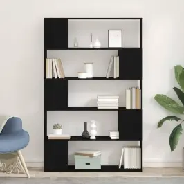 Izklaides Centrs Melna 100 X 24 X 155 Cm Inženierijas Koks Vidaxl