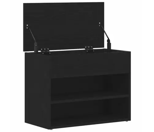 Hall Bench Melns Ozols 60X30X45 Cm Inženierijas Koks Vidaxl