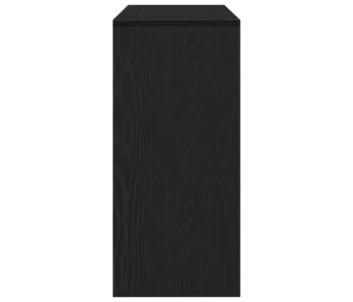 Melno Ošu Konsoles Galds - 100X35X76.5 Cm - Inženierijas Koks Vidaxl
