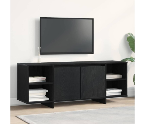 Tv Statīvs - Melna Ozola - 120X30X40.5 Cm - Izgatavots No Inženierijas Koka Vidaxl