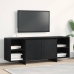 Tv Statīvs - Melna Ozola - 120X30X40.5 Cm - Izgatavots No Inženierijas Koka Vidaxl
