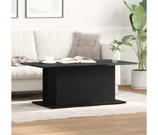 Kohvilaud Must Tamm 102 X 55,5 X 40 Cm Tehispuit