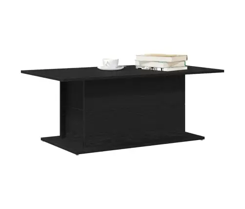 Kohvilaud Must Tamm 102 X 55,5 X 40 Cm Tehispuit