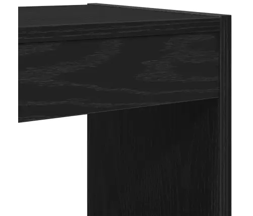 Grāmatu Skapītis, Melna Ozola Krāsā, 40X30X198 Cm, Inženierijas Koks Vidaxl