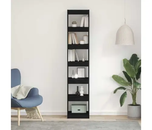 Grāmatu Skapītis, Melna Ozola Krāsā, 40X30X198 Cm, Inženierijas Koks Vidaxl