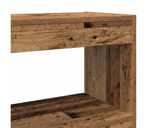 Grāmatu Skapītis/Istabas Dalītājs Novecinātā Kokā, 100X30X72 Cm, Izgatavots No Inženiertehniskā Koka Vidaxl