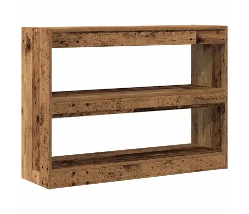 Grāmatu Skapītis/Istabas Dalītājs Novecinātā Kokā, 100X30X72 Cm, Izgatavots No Inženiertehniskā Koka Vidaxl