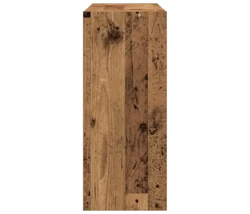 Grāmatu Skapītis/Istabas Dalītājs Novecinātā Kokā, 100X30X72 Cm, Izgatavots No Inženiertehniskā Koka Vidaxl