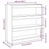 Grāmatu Skapis/Telpas Dalītājs - Amatnieku Ozolā - 100X30X103Cm, Izgatavots No Inženierijas Koka Vidaxl