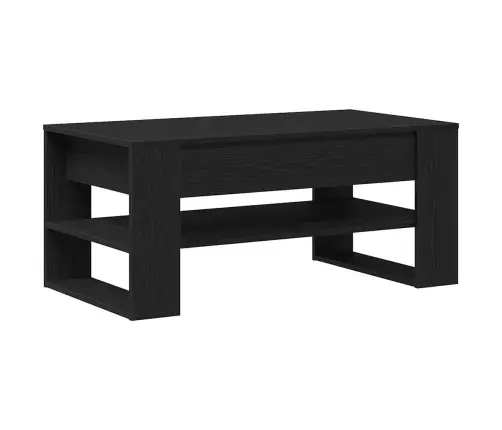 Kavos Staliukas Juoda Ąžuolo 102 X 55 X 45 Cm Apdirbta Mediena