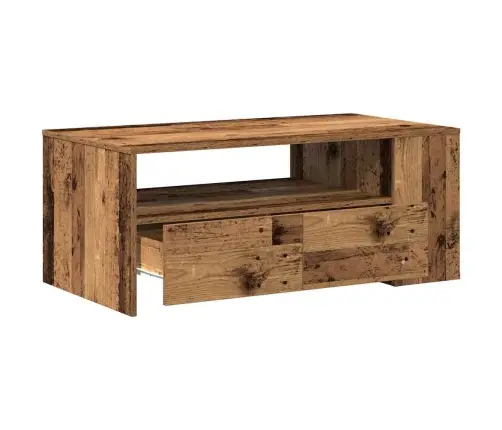 Kafijas Galds No Veca Koka 102X55X43,5 Cm Inženiertehniskā Koka Vidaxl