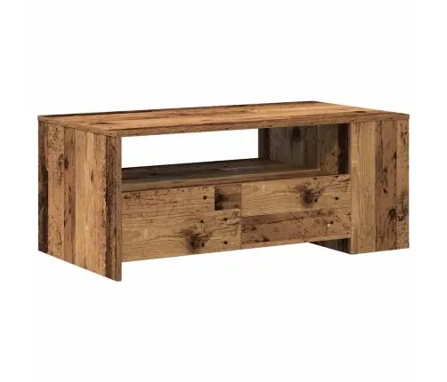 Kafijas Galds No Veca Koka 102X55X43,5 Cm Inženiertehniskā Koka Vidaxl