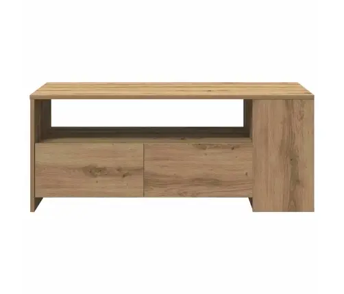 Kafijas Galdiņš - Amatniecības Ozols - 102X55X43.5 Cm - Izgatavots No Inženierijas Koka Vidaxl