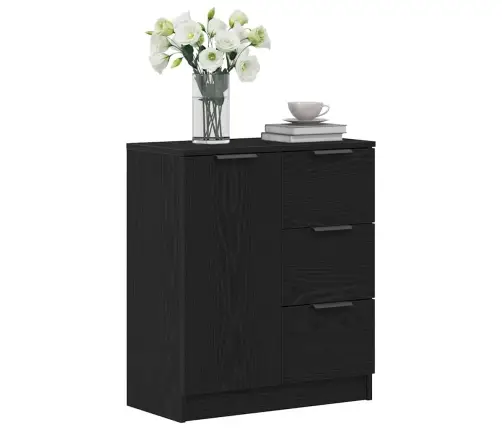 Kabalas Juodas Ąžuolas 60 X 30 X 70 Cm Apdirbta Mediena