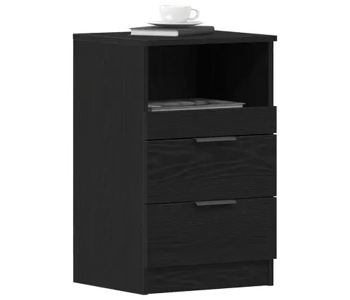 Öölambi Kapp Sahtliga 2 Pcs Must Tamm 40 X 35 X 65 Cm Tehispuit Öölambi Kapp Sahtliga 2 Pcs Must Tamm 40 X 35 X 65 Cm Tehispuit