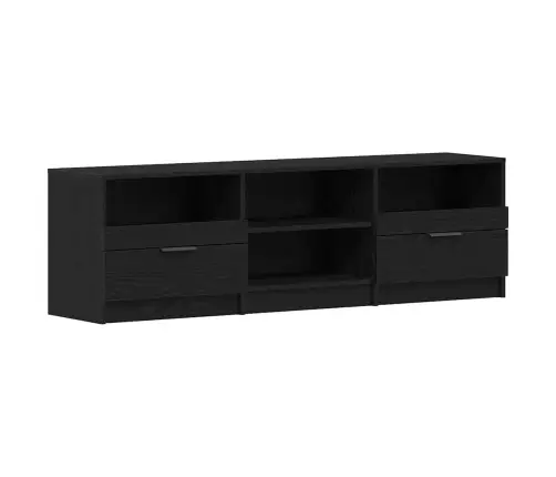 Tv Skapītis Melns Ozols 150X33,5X45 Cm Inženierijas Koks Vidaxl Tv Skapītis Melns Ozols 150X33,5X45 Cm Inženierijas Koks Vidaxl