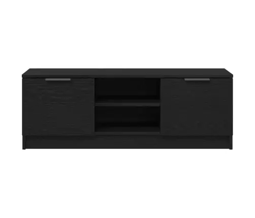 Tv Kabinetes Melns Ozols 102X35X36,5 Cm Inženierijas Koks Vidaxl