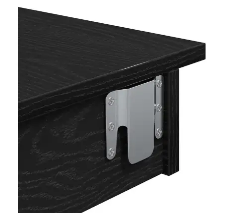 Sieninis Baro Stalas Juodas Ąžuolas 102 X 45 X 103,5 Cm