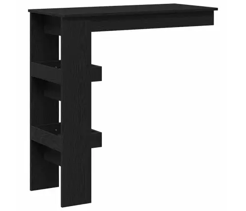 Sieninis Baro Stalas Juodas Ąžuolas 102 X 45 X 103,5 Cm