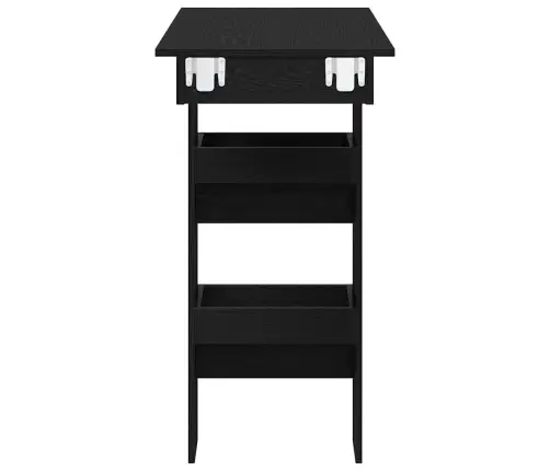 Sieninis Baro Stalas Juodas Ąžuolas 102 X 45 X 103,5 Cm