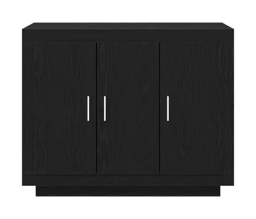 Puse Melna 92 X 35 X 75 Cm Inženierijas Koks Vidaxl