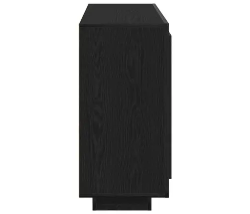 Puse Melna 92 X 35 X 75 Cm Inženierijas Koks Vidaxl