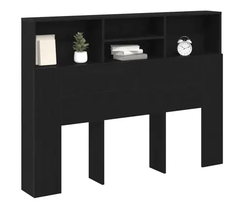 Peatoe Kapp Peaga Must Tamm 140 X 19 X 103.5 Cm Töödeldud Puit