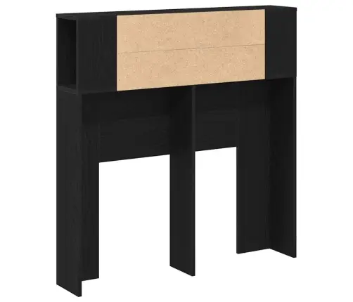 Peatoe Kapp Riiuliga Seinale Kinnitatav Must Tamm Tehispuit