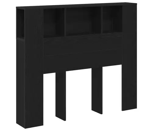 Galvūgalio Spintelė Juoda Ąžuolo 120 X 19 X 104,5 Cm