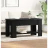 Melna Ozola Kafijas Galdiņš - 101X49X52 Cm Izgatavots No Inženierijas Koka Vidaxl
