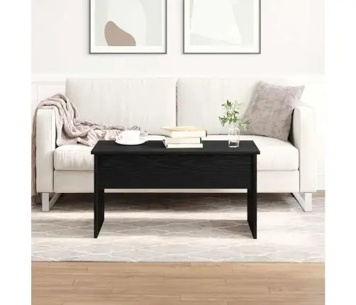 Melna Ozola Kafijas Galdiņš - 80 X 50.5 X 41.5 Cm Vidaxl