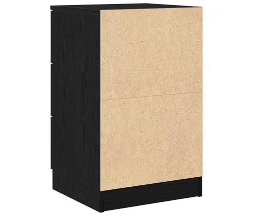 Öölambi Kapp Sahtliga Must Tamm 40 X 65 X 65 Cm Tehispuit