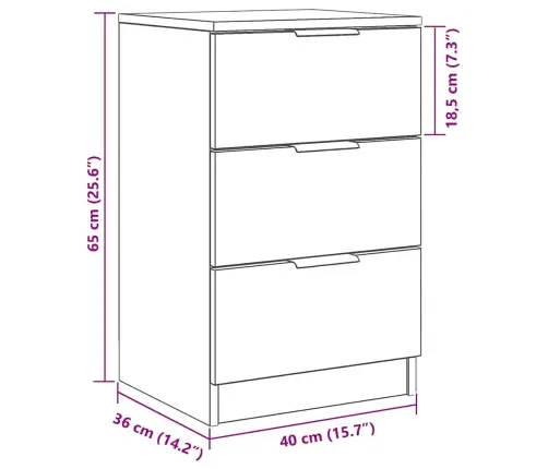 Öölambi Kapp Sahtliga Must Tamm 40 X 65 X 65 Cm Tehispuit