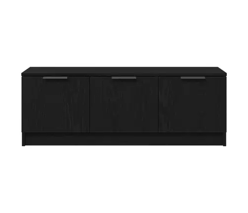 Tv Galds Melns Ozols 102X35X36,5 Cm Inženierijas Koks Vidaxl