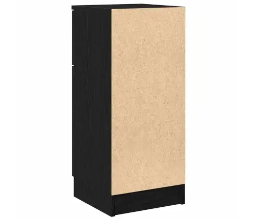 Melna Ozola Sideboard 30X30X70 Cm Mdf Vidaxl